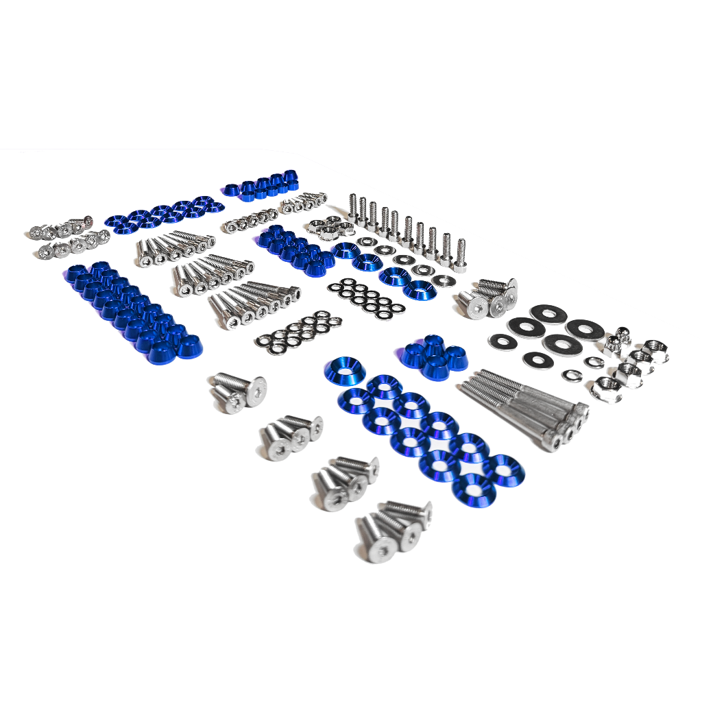 ZSPEC Stage-3 Dress Up Bolts® Fastener Kit for '15-23 Ford Mustang GT 5.0L S550, Stainless & Billet - ZSD-569715-  DRIVEN - 23