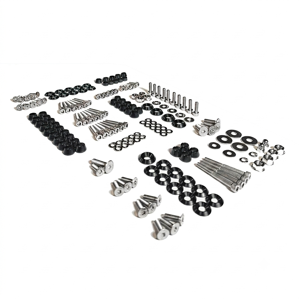 ZSPEC Stage-3 Dress Up Bolts® Fastener Kit for '15-23 Ford Mustang GT 5.0L S550, Stainless & Billet - ZSD-569647-  DRIVEN - 14
