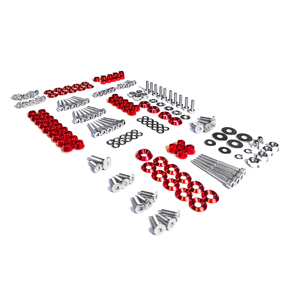 ZSPEC Stage-3 Dress Up Bolts® Fastener Kit for '15-23 Ford Mustang GT 5.0L S550, Stainless & Billet - ZSD-569661-  DRIVEN - 15