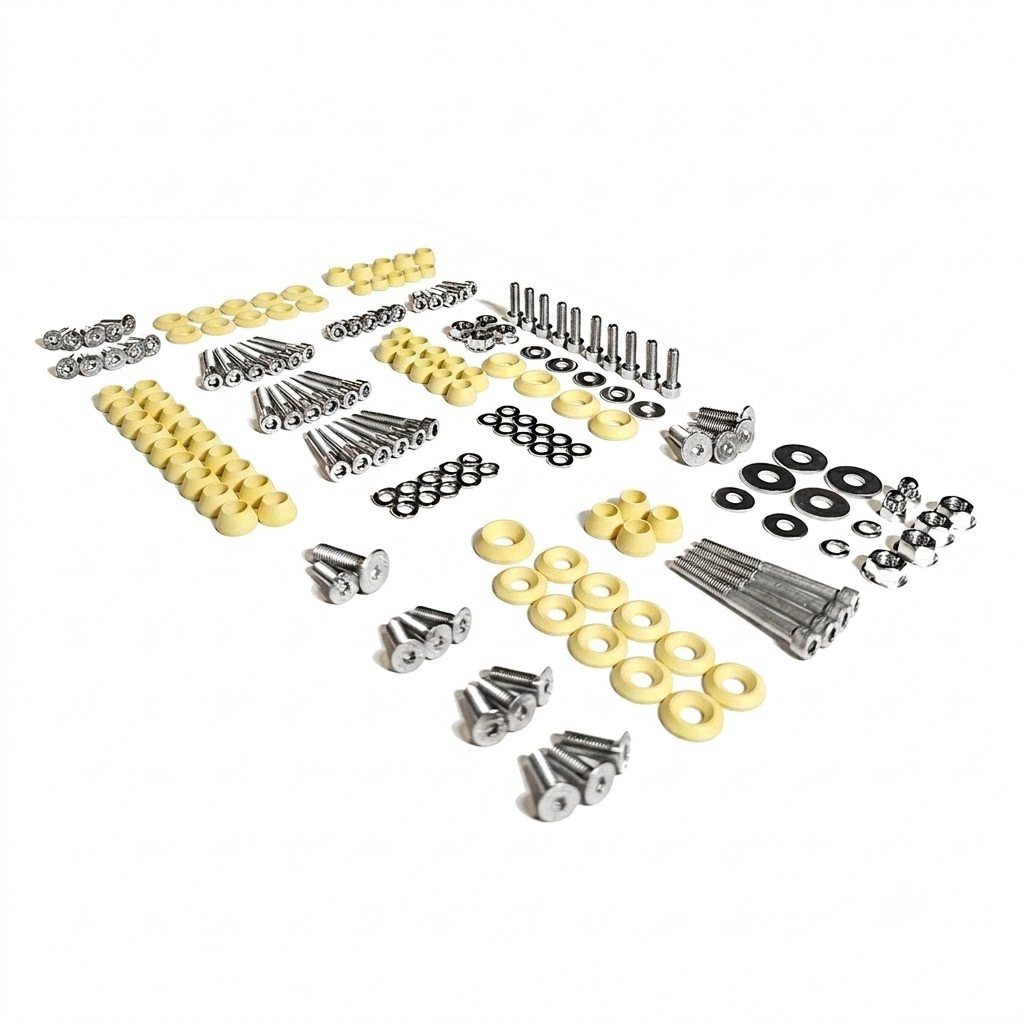 ZSPEC Stage-3 Dress Up Bolts® Fastener Kit for '15-23 Ford Mustang GT 5.0L S550, Stainless & Billet - ZSD-569760-  DRIVEN - 17