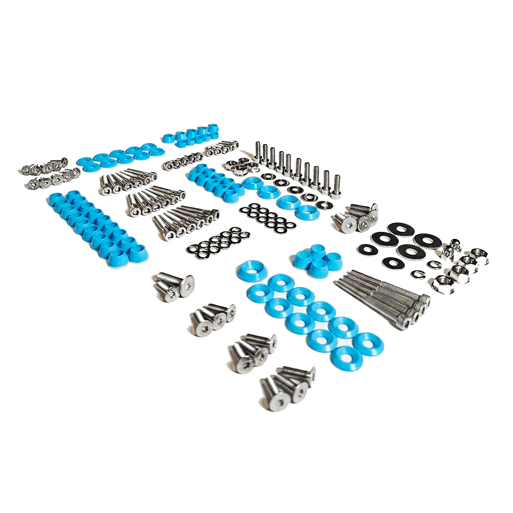 ZSPEC Stage-3 Dress Up Bolts® Fastener Kit for '15-23 Ford Mustang GT 5.0L S550, Stainless & Billet - ZSD-569739-  DRIVEN - 18