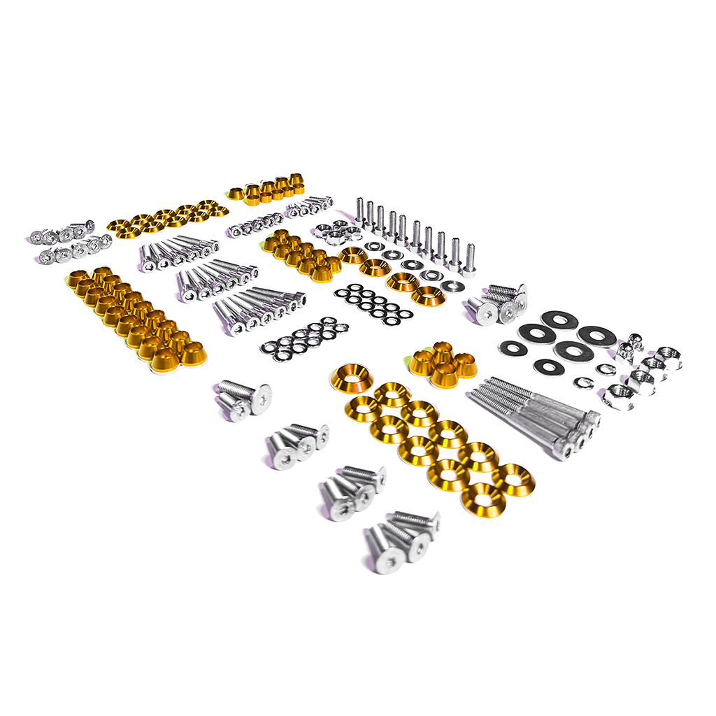ZSPEC Stage-3 Dress Up Bolts® Fastener Kit for '15-23 Ford Mustang GT 5.0L S550, Stainless & Billet - ZSD-569708-  DRIVEN - 22