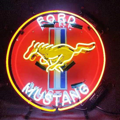 Ford Mustang Car Logo Neon Signs - CN020-CN021-  DRIVEN - 1