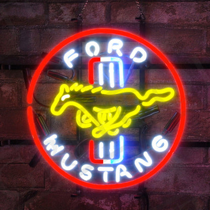 Ford Mustang Racing Car Auto Neon Signs Light - ME274-  DRIVEN - 3