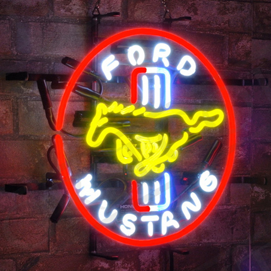 Ford Mustang Racing Car Auto Neon Signs Light - ME274-  DRIVEN - 2