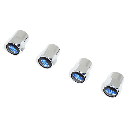 Chrome Valve Stem Tire Caps, Style: Ford Oval Style - ZSD-577574-  DRIVEN - 1
