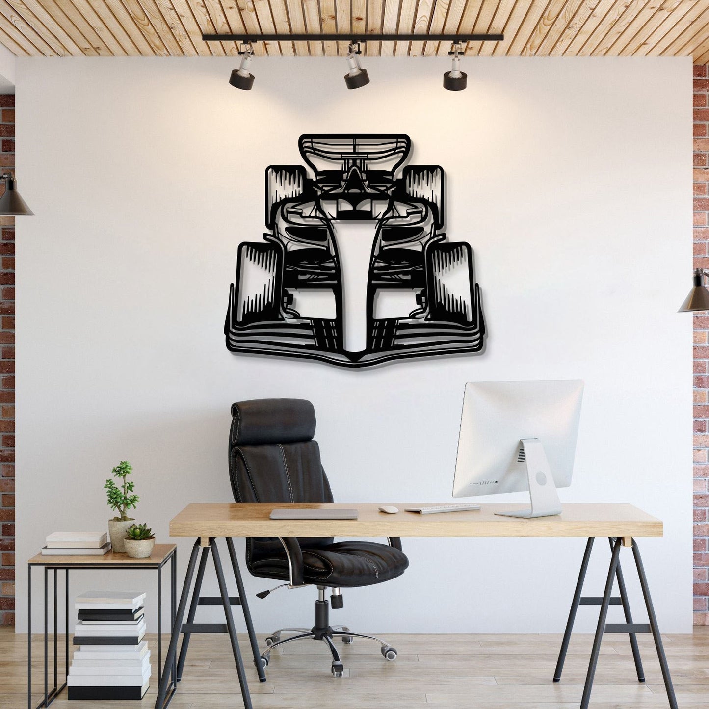 Formula 1 2022 Front View Metal Car Wall Art - MT0976 - MT0976B69-MT0976B80-MT0976B99-MT0976B120-MT0976B137-  DRIVEN - 1
