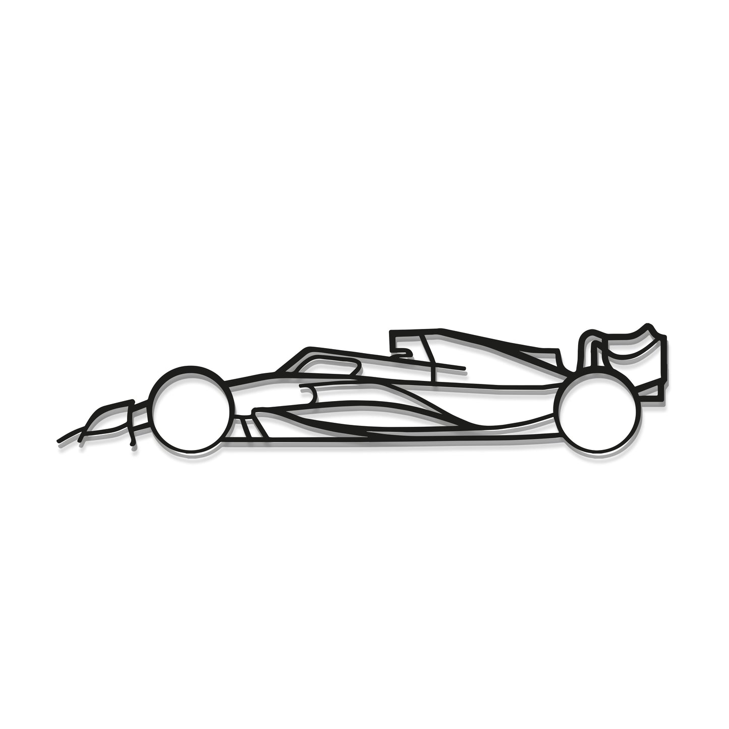 Formula 1 2022 Metal Car Wall Art- MT0978 - MT0978B49L-MT0978B69L-MT0978B80L-MT0978B99L-MT0978B120L-  DRIVEN - 8