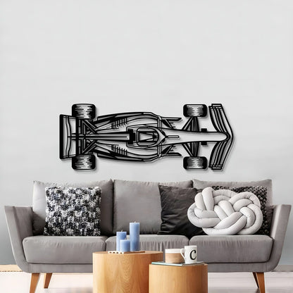 Formula 1 2022 Top View Horizontal Metal Car Wall Art - MT0979 - MT0979B49L-MT0979B69L-MT0979B80L-MT0979B99L-MT0979B120L-  DRIVEN - 2