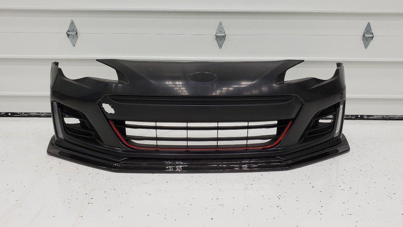 Front Bumper STI TS Style Pinstripe - 2013-2021 BRZ - 13BRZSTIFB-BL-13BRZSTIFB-GD-13BRZSTIFB-GR-13BRZSTIFB-OR-13BRZSTIFB-PI-  DRIVEN - 5
