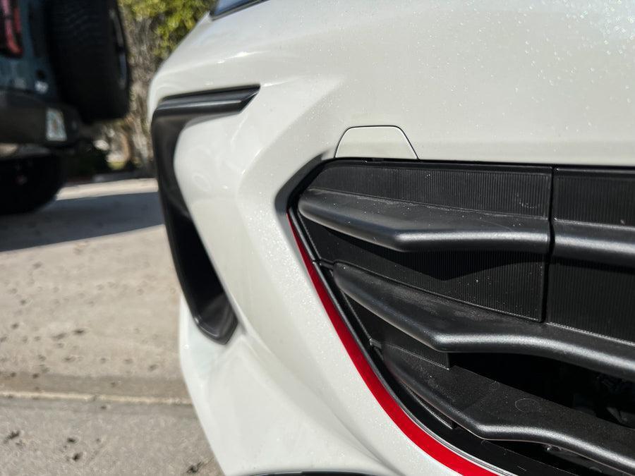 Front Bumper STI TS Style Pinstripe fits 2022+ BRZ - 22BRZSTIFB-BL-22BRZSTIFB-GD-22BRZSTIFB-GR-22BRZSTIFB-OR-22BRZSTIFB-PI-  DRIVEN - 3