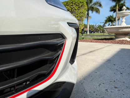 Front Bumper STI TS Style Pinstripe fits 2022+ BRZ - 22BRZSTIFB-BL-22BRZSTIFB-GD-22BRZSTIFB-GR-22BRZSTIFB-OR-22BRZSTIFB-PI-  DRIVEN - 4