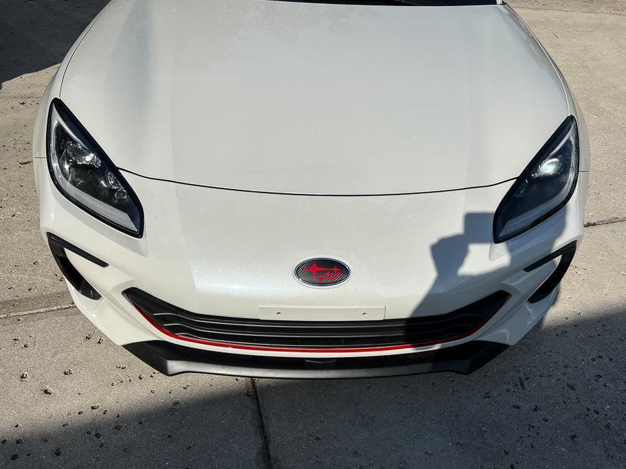 Front Bumper STI TS Style Pinstripe fits 2022+ BRZ - 22BRZSTIFB-BL-22BRZSTIFB-GD-22BRZSTIFB-GR-22BRZSTIFB-OR-22BRZSTIFB-PI-  DRIVEN - 5