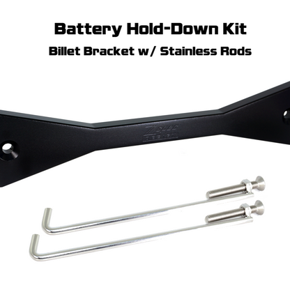 ZSPEC Battery Hold Down/Bracket for Datsun Z/ZX Cars, Billet w/ Stainless Hardware - ZSD-567704-ZSD-567711-ZSD-567728-ZSD-567735-ZSD-567742-  DRIVEN - 3