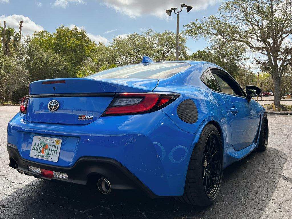 Fuel Door 3D Carbon Overlay - 2022 BRZ / GR86 - 22BRZFUEL-3DB-  DRIVEN - 1