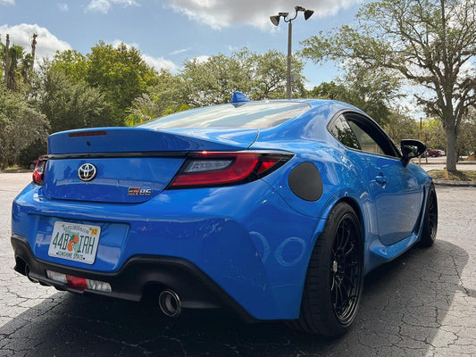 Fuel Door 3D Carbon Overlay - 2022 BRZ / GR86 - 22BRZFUEL-3DB-  DRIVEN - 1