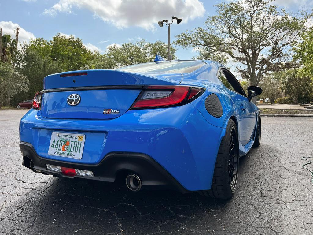 Fuel Door 3D Carbon Overlay - 2022 BRZ / GR86 - 22BRZFUEL-3DB-  DRIVEN - 3