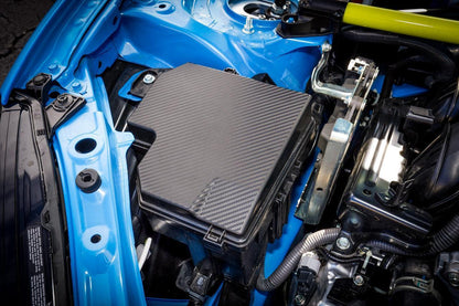 Fuse Box Cover 3D Carbon Overlay - 2022 BRZ / GR86 - 22BRZGRFUSEUND-3DB-  DRIVEN - 1