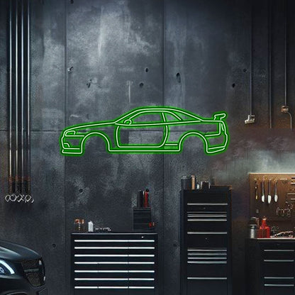 Skyline GT-R R34 Metal Neon Car Wall Art - MTN0036 - MTN0036W99L-MTN0036W120L-MTN0036W140L-MTN0036R99L-MTN0036R120L-  DRIVEN - 4