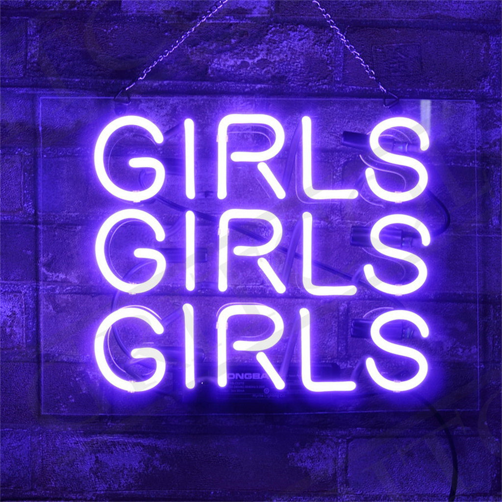 Girls Girls Girls Neon Signs - TN091B-TN091A-TN091C-  DRIVEN - 1