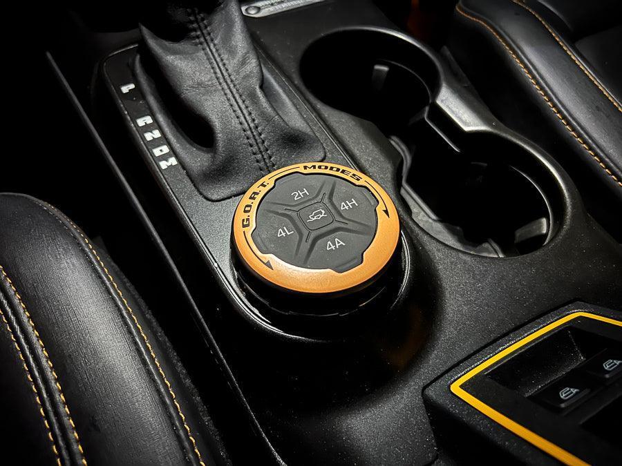 GOAT Mode Dial Ring Overlay V1 - 2021+ Bronco - 21FBGOAT-BO-21FBGOAT-BG-21FBGOAT-RD-21FBGOAT-WH-21FBGOAT-BL-  DRIVEN - 1