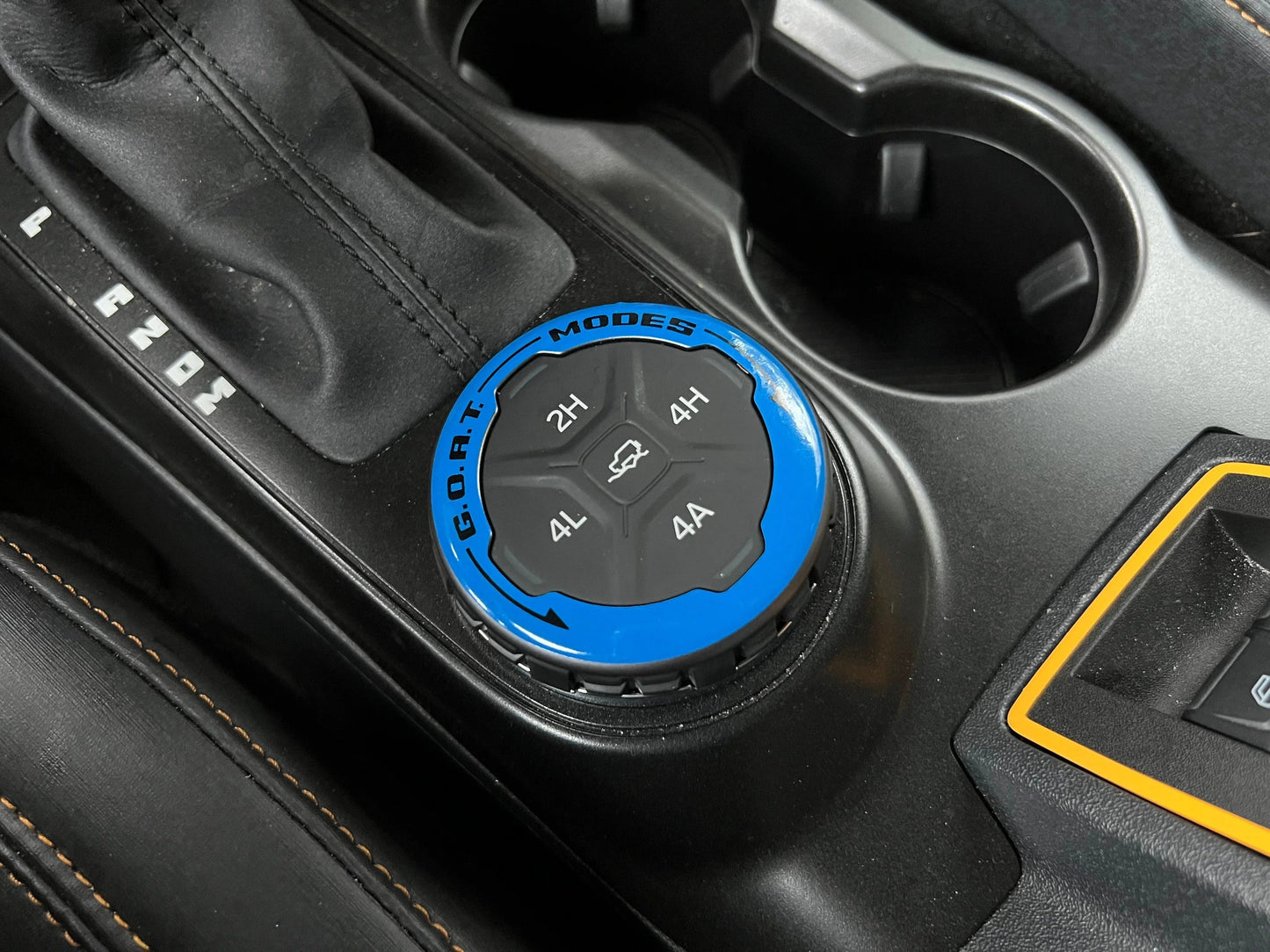 GOAT Mode Dial Ring Overlay V1 - 2021+ Bronco - 21FBGOAT-BO-21FBGOAT-BG-21FBGOAT-RD-21FBGOAT-WH-21FBGOAT-BL-  DRIVEN - 5