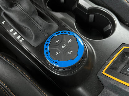 GOAT Mode Dial Ring Overlay V1 - 2021+ Bronco - 21FBGOAT-BO-21FBGOAT-BG-21FBGOAT-RD-21FBGOAT-WH-21FBGOAT-BL-  DRIVEN - 5