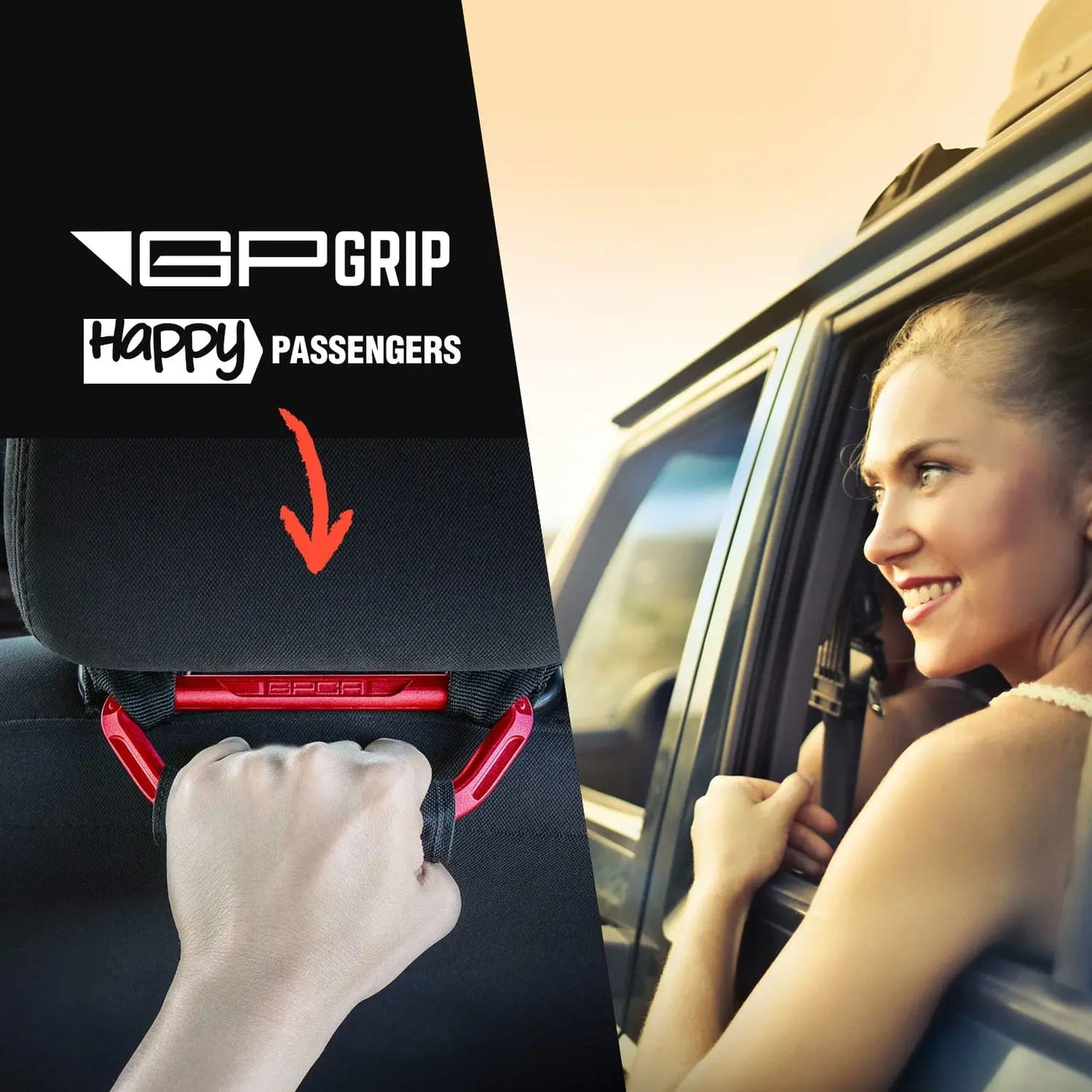 GP BACK GRIP PRO Red X 2 - BG-P2-RED-  DRIVEN - 9