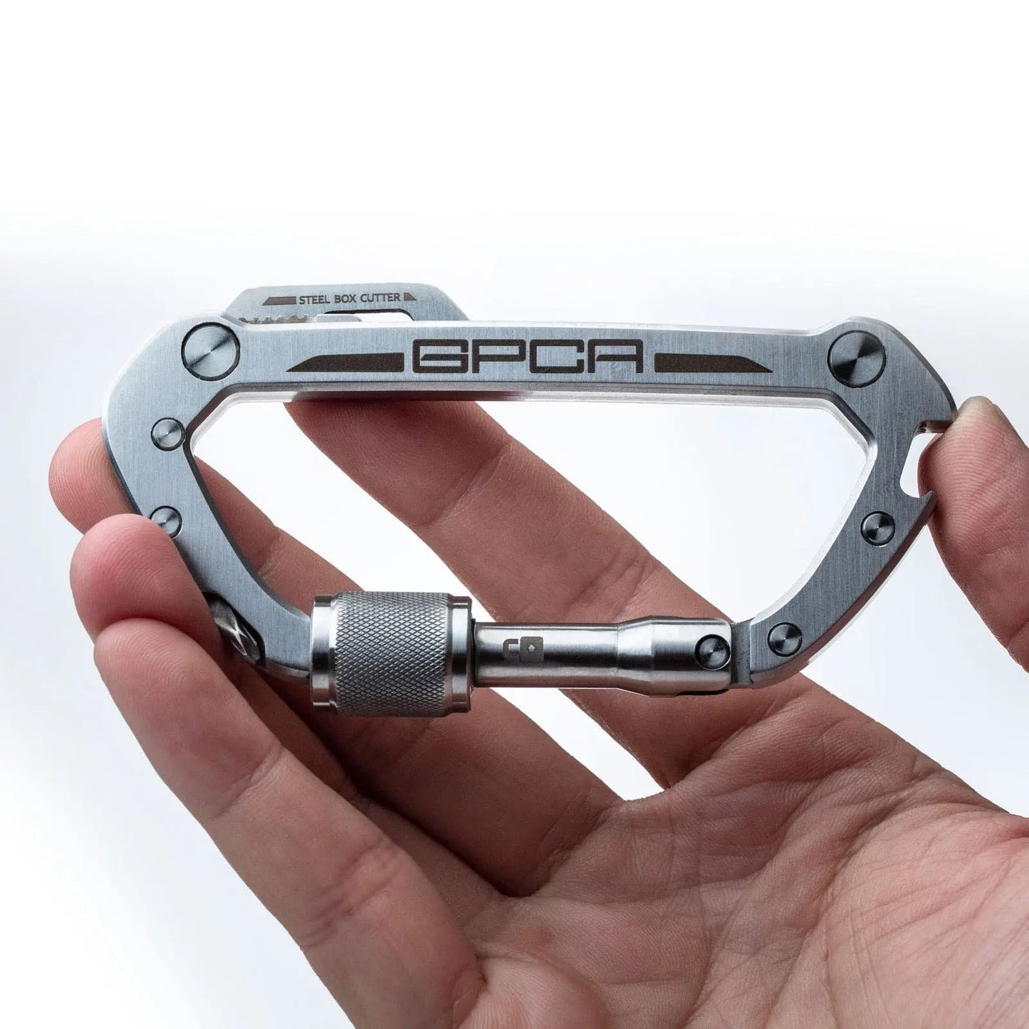 GPCA Carabiner PRO — EDC Multi-Tool Clip - GP-CARA-SS-CARA-SS-RR-CARA-SS-UCASE-GP-CARA-TI-CARA-TI-RR-  DRIVEN - 16