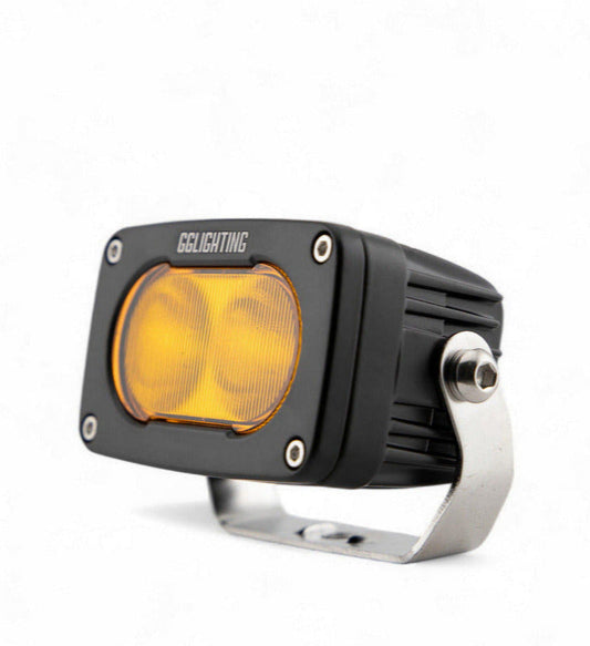 GP10 Flood Offroad LED Pod Amber - Item #628-  DRIVEN - 1
