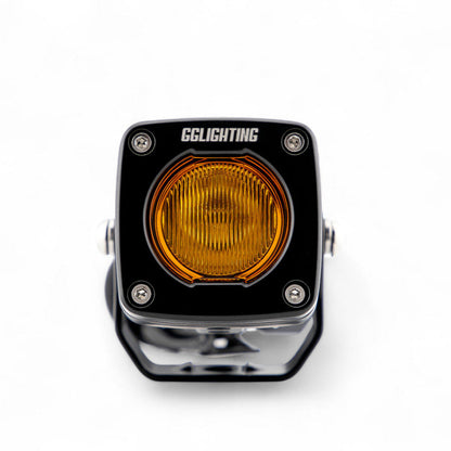 GP5 Single LED Pod Light Amber + Free Clear Lens - Item #622-  DRIVEN - 2