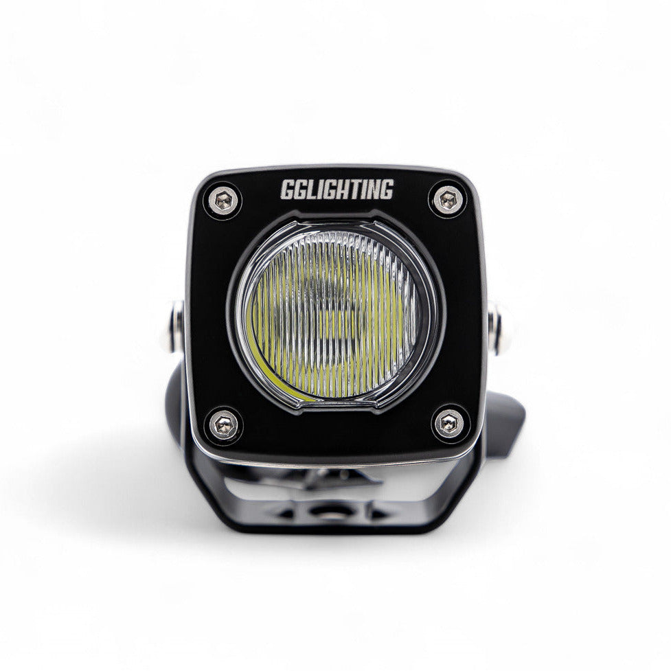 GP5 Single LED Pod Light Amber + Free Clear Lens - Item #622-  DRIVEN - 6