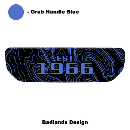 1966 Topographic Shifter Plate (Printed Series + Acrylic) - 2021+ Bronco