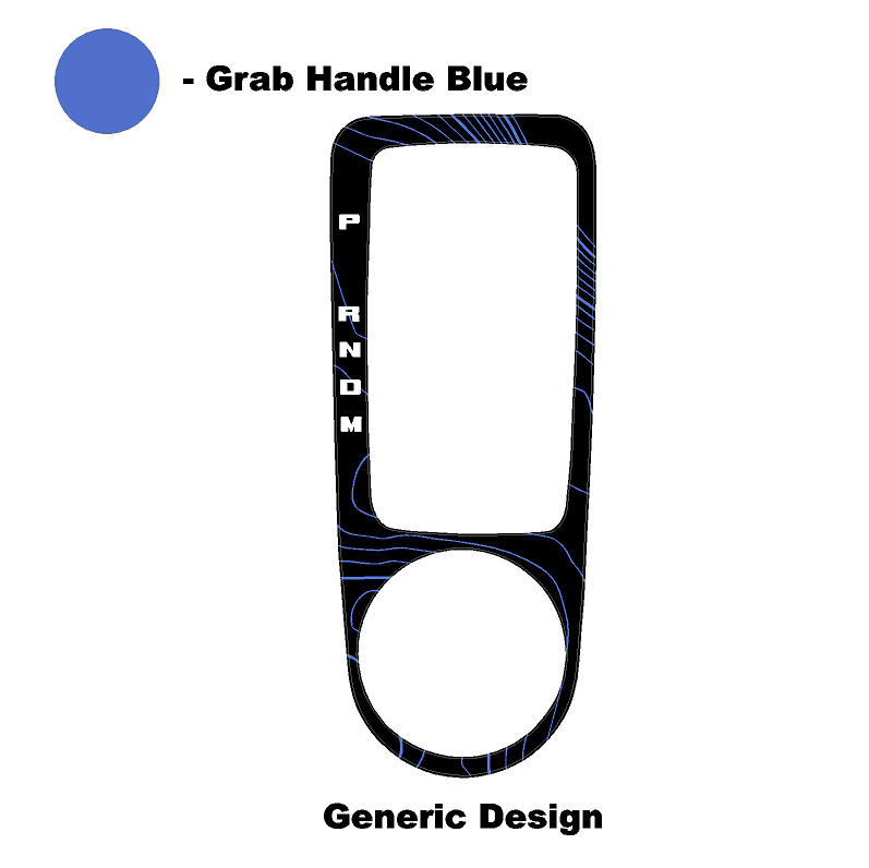 Topo Automatic Shifter Overlay (Printed Series) - 2021+ Bronco Automatic - 21BRNATTRIM-TPAMBL-21BRNATTRIM-TPA51L-21BRNATTRIM-TPAZL-21BRNATTRIM-TPCGL-21BRNATTRIM-TPCBNL-  DRIVEN - 16