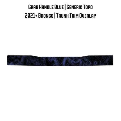 Topo Trunk Trim Overlay / Protector - 2021+ Bronco - 21BRNTRNKTRIM-TPAMBL-21BRNTRNKTRIM-TPA51L-21BRNTRNKTRIM-TPAZL-21BRNTRNKTRIM-TPCGL-21BRNTRNKTRIM-TPCBNL-  DRIVEN - 16