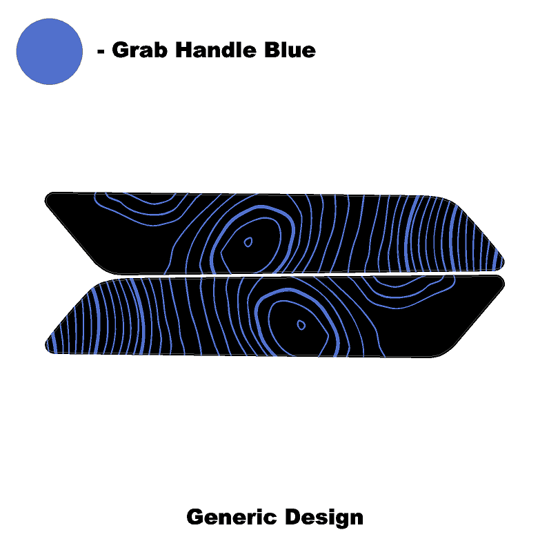 Topo Interior Front Door Grab Handle Overlay Kit (Printed + Laser Series) - 2021+ Bronco - 21BRNGRABFRDR-TPAMBL-21BRNGRABFRDR-TPA51L-21BRNGRABFRDR-TPAZL-21BRNGRABFRDR-TPCGL-21BRNGRABFRDR-TPCBNL-  DRIVEN - 20