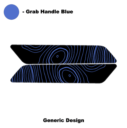 Topo Interior Front Door Grab Handle Overlay Kit (Printed + Laser Series) - 2021+ Bronco - 21BRNGRABFRDR-TPAMBL-21BRNGRABFRDR-TPA51L-21BRNGRABFRDR-TPAZL-21BRNGRABFRDR-TPCGL-21BRNGRABFRDR-TPCBNL-  DRIVEN - 20