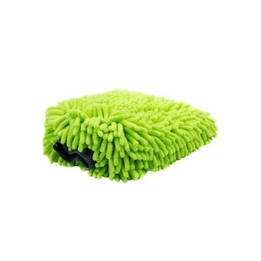 Green Microfiber Chenille Wash Mitt - MFWM-GRN-  DRIVEN - 1