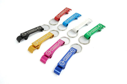 Grille Silhouette Keychain Bottle Opener - Universal - ETCHBTLOPENGS-BK-ETCHBTLOPENGS-BL-ETCHBTLOPENGS-GR-ETCHBTLOPENGS-LB-ETCHBTLOPENGS-OR-  DRIVEN - 1