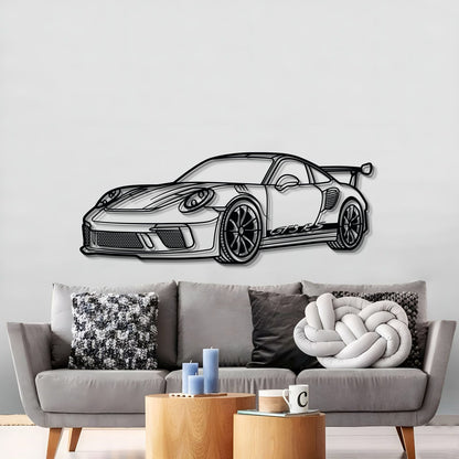 911 GT3 RS 992 Perspective Metal Car Wall Art - MT0460 - MT0460B69L-MT0460B80L-MT0460B99L-MT0460B115L-MT0460B140L-  DRIVEN - 3