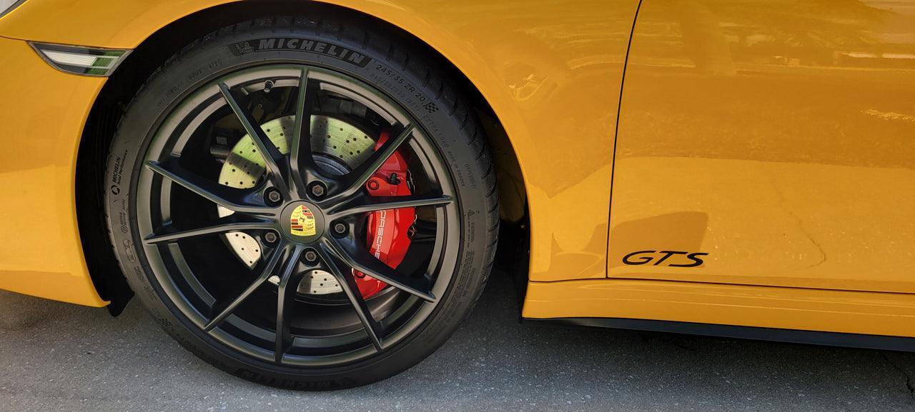 "GTS" Door Vinyl Logo Emblems for Porsche Vehicles (Boxter, Cayman, 911, Macan, Cayenne, Panamera) - PORGTSDECALMB-sku-47539748045119-sku-51462058508607-PORGTSDECALMBS-PT-sku-47539748077887-  DRIVEN - 15
