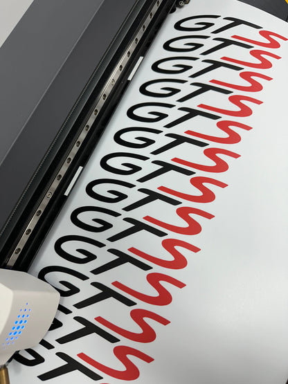 "GTS" Door Vinyl Logo Emblems for Porsche Vehicles (Boxter, Cayman, 911, Macan, Cayenne, Panamera) - PORGTSDECALMB-sku-47539748045119-sku-51462058508607-PORGTSDECALMBS-PT-sku-47539748077887-  DRIVEN - 20