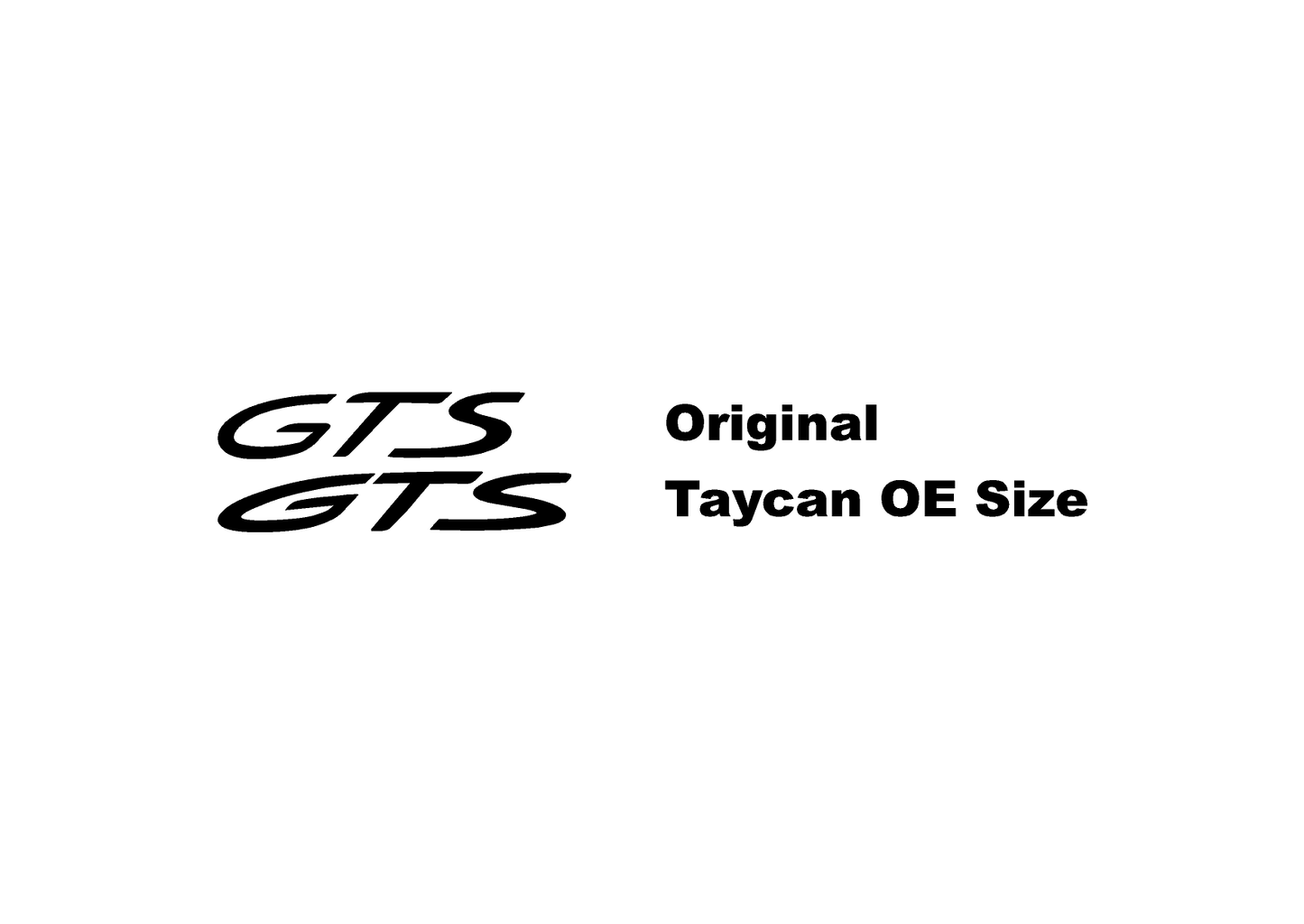 "GTS" Door Vinyl Logo Emblems for Porsche Vehicles (Boxter, Cayman, 911, Macan, Cayenne, Panamera) - PORGTSDECALMB-sku-47539748045119-sku-51462058508607-PORGTSDECALMBS-PT-sku-47539748077887-  DRIVEN - 2