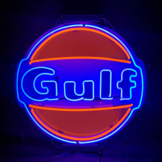 Gulf Gasoline Neon Signs Light - MEX204-19"-  DRIVEN - 2