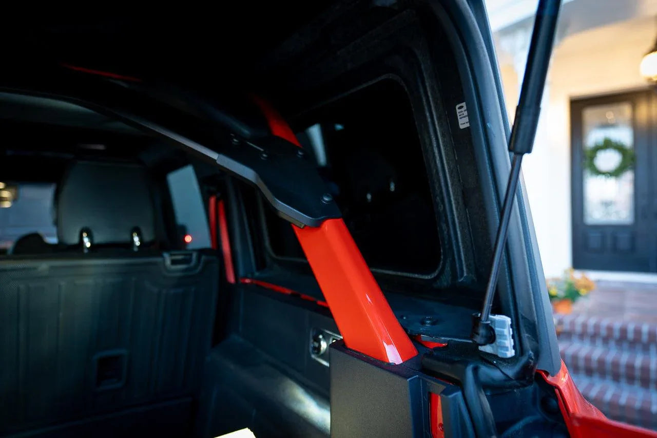 Hardtop Side Window Blackout Overlays - 2021+ Bronco 4 Door - 21BRN4DRHTPBO-MB-21BRONCO4DRHTP-GB-21BRN4DRHTPBO-GD-21BRN4DRHTPBO-RD-21BRN4DRHTPBO-WH-  DRIVEN - 7