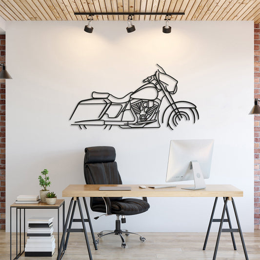 Harley Davidson Street Glide Metal Motorcycle Wall Art - MT1094 - MT1094B49L-MT1094B69L-MT1094B80L-MT1094B99L-MT1094B120L-  DRIVEN - 1