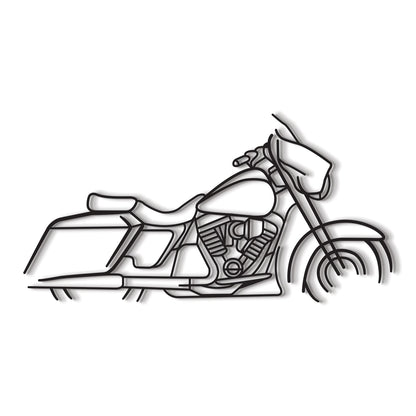 Harley Davidson Street Glide Metal Motorcycle Wall Art - MT1094 - MT1094B49L-MT1094B69L-MT1094B80L-MT1094B99L-MT1094B120L-  DRIVEN - 10