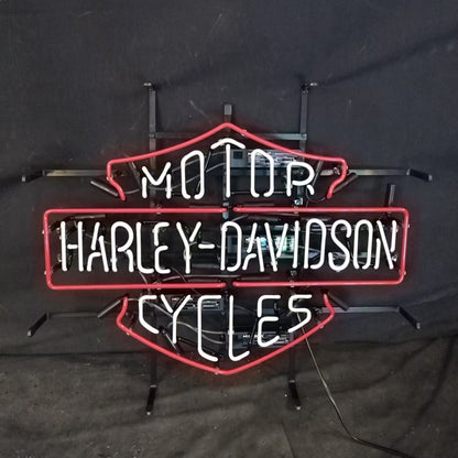 Harley Davidson Motorcycles Blue Neon Signs Light - ME094B-  DRIVEN - 3
