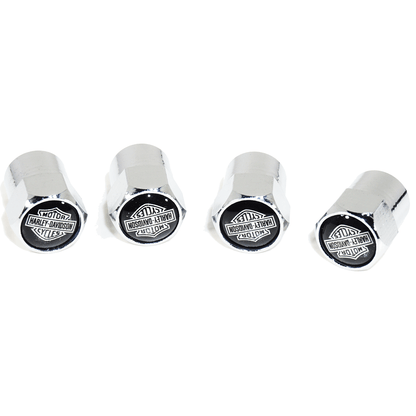Chrome Valve Stem Tire Caps, Style: Harley Davidson - ZSD-577604-  DRIVEN - 1