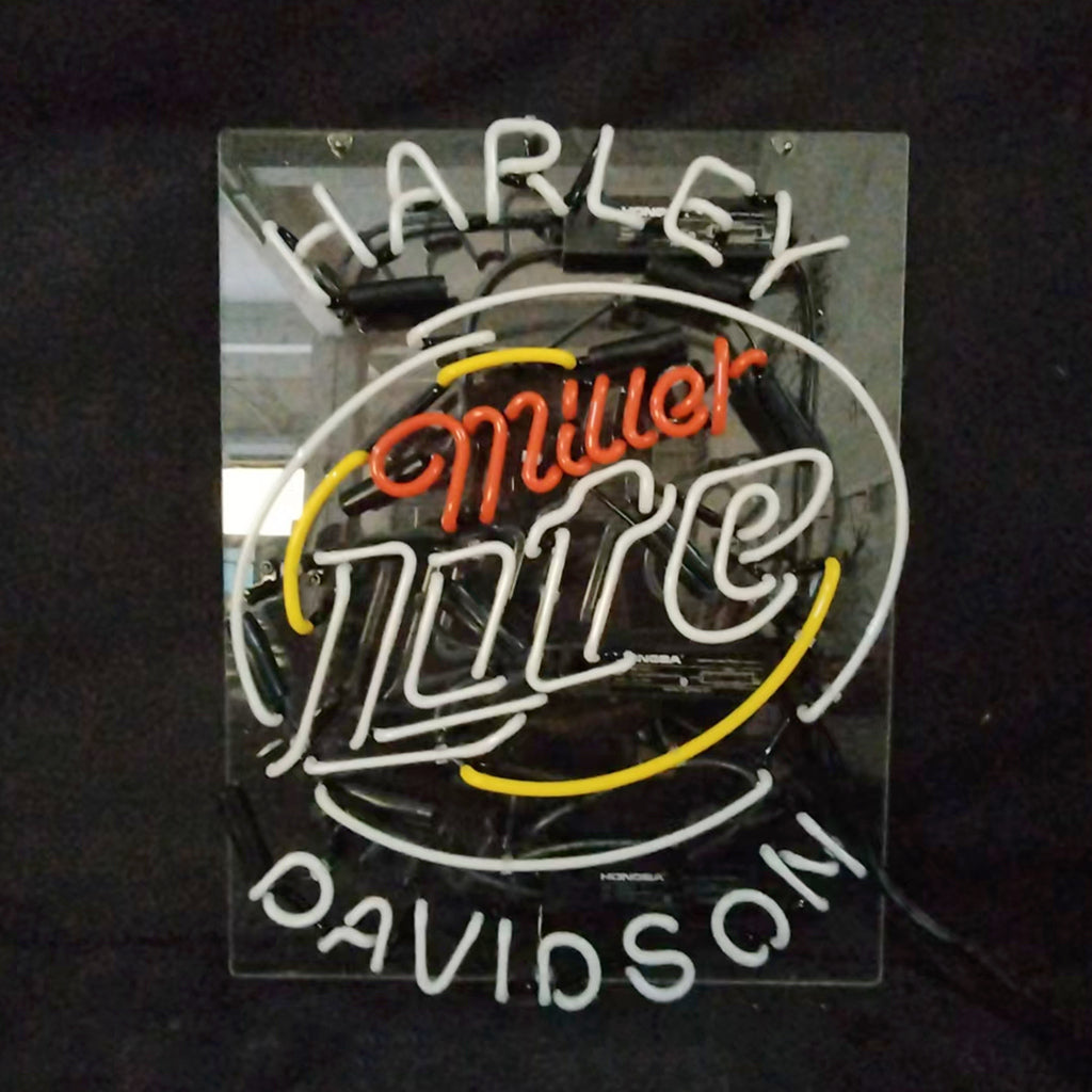Harley Davidson Miller Lite Neon Signs - MA061-  DRIVEN - 3